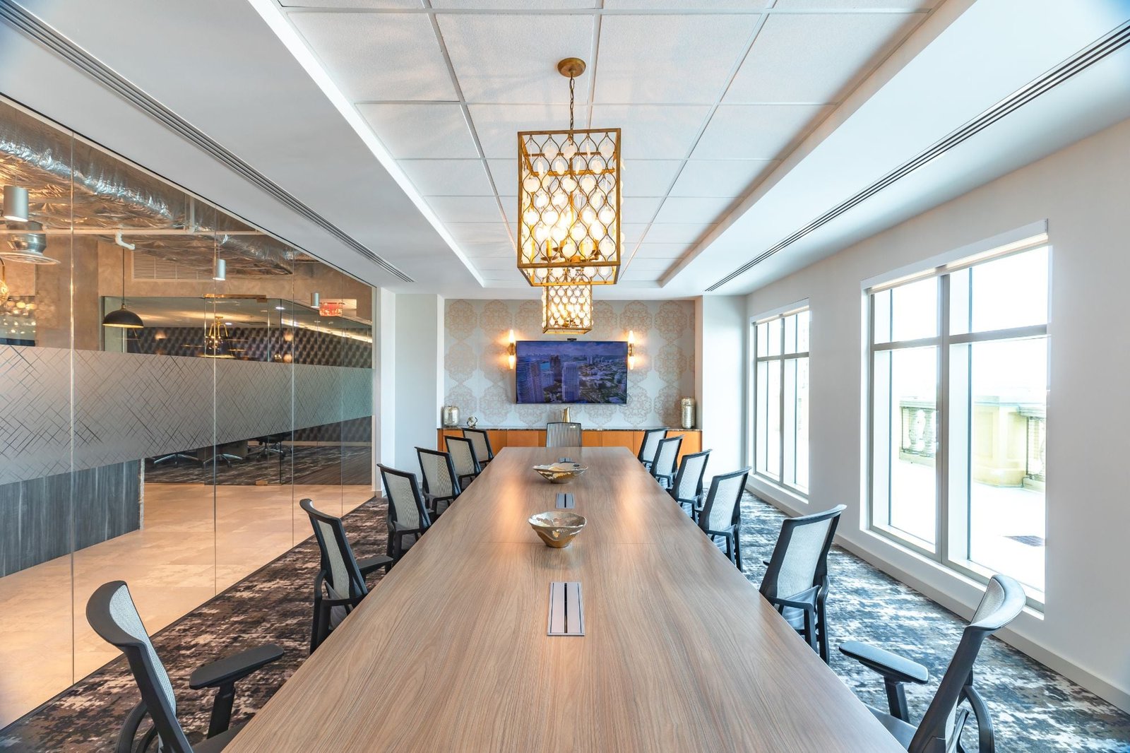Boardroom at Quest Workspaces 121 Alhambra Plaza in Coral Gables
