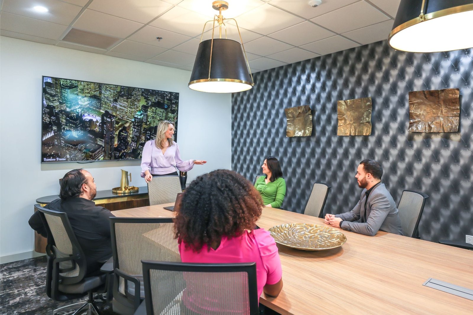 Meeting room at Quest Workspaces 121 Alhambra Plaza, Coral Gables