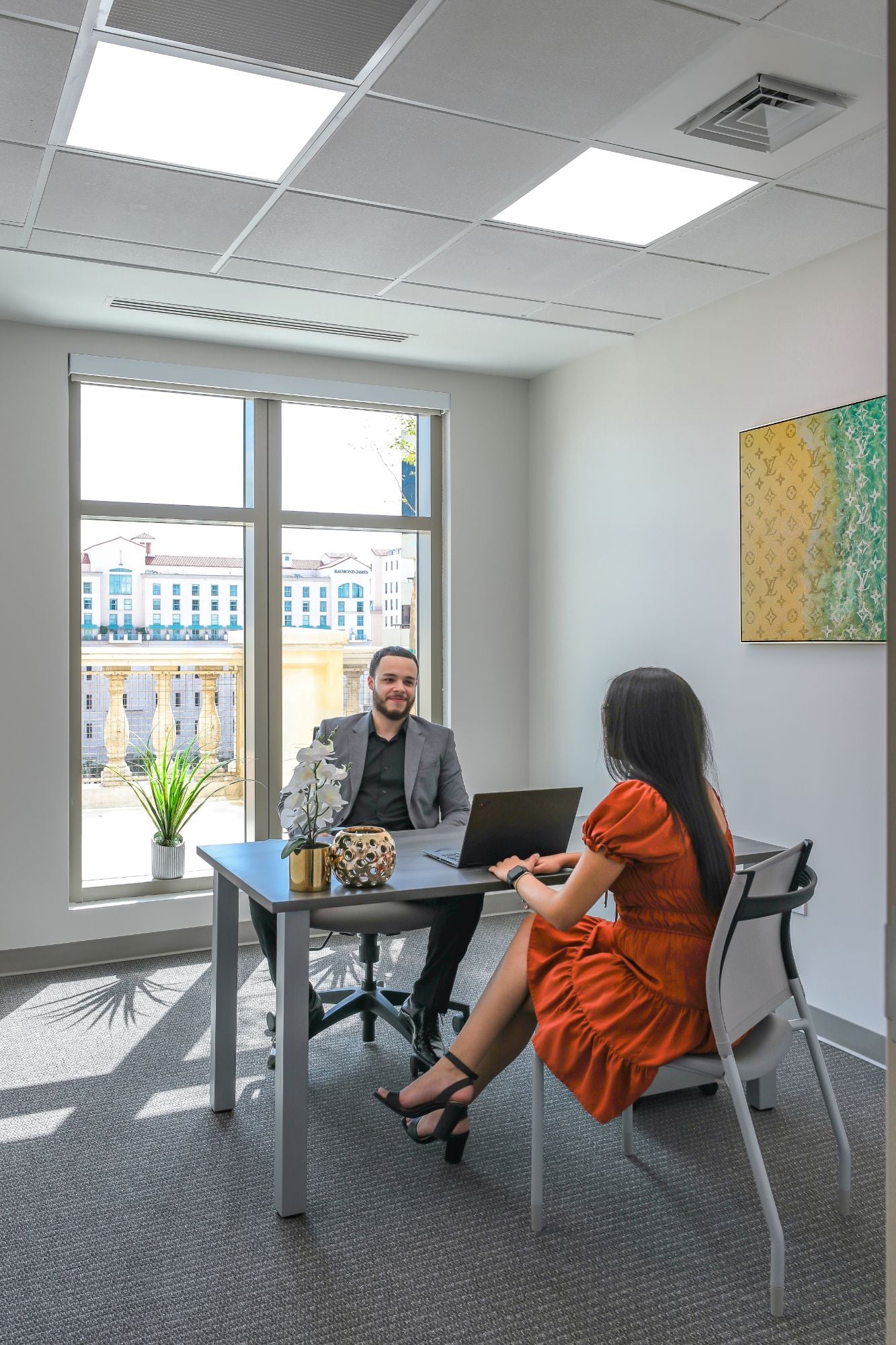 Private office at Quest Workspaces 121 Alhambra Plaza, Coral Gables