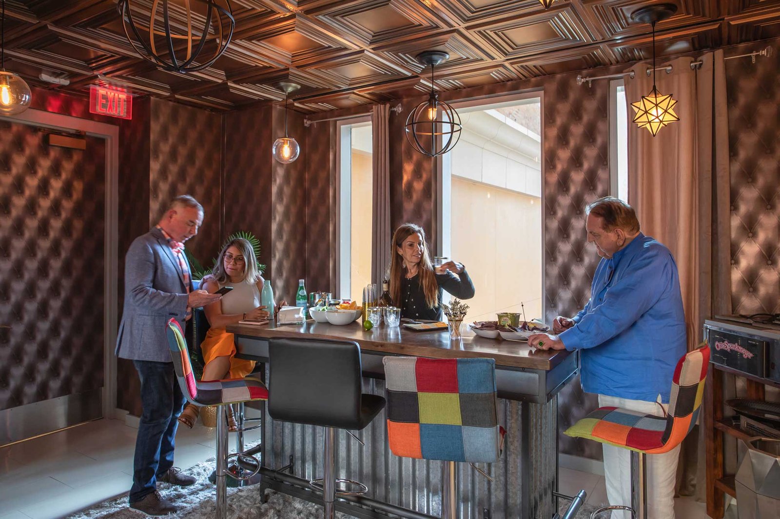 Cafe lounge at Quest Workspaces 2525 Ponce de Leon, Coral Gables